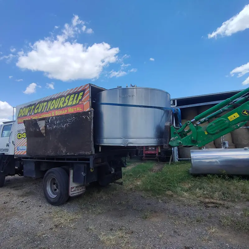 Stainless Steel Milk Tank Scrap Metal